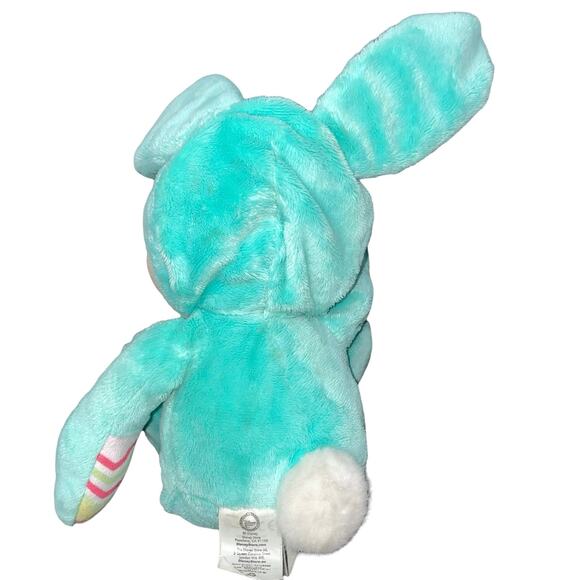 Disney Mickey Mouse Plush Bunny Rabbit Baby Shower Gift Nursery Decor Blue 10" - Picture 9 of 14